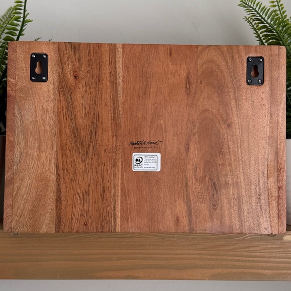 Vinyl Wall Hanging Storage Wood - Hearth & Hand with Magnolia - Picture 2 of 2